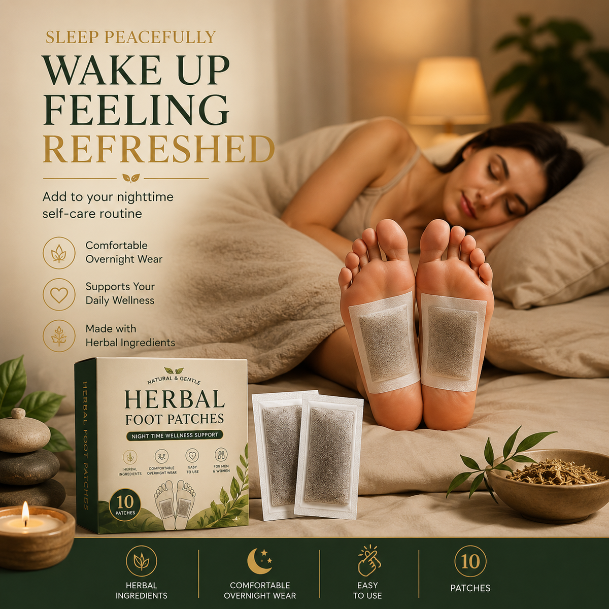 Herbal Sleep & Foot Care Patches