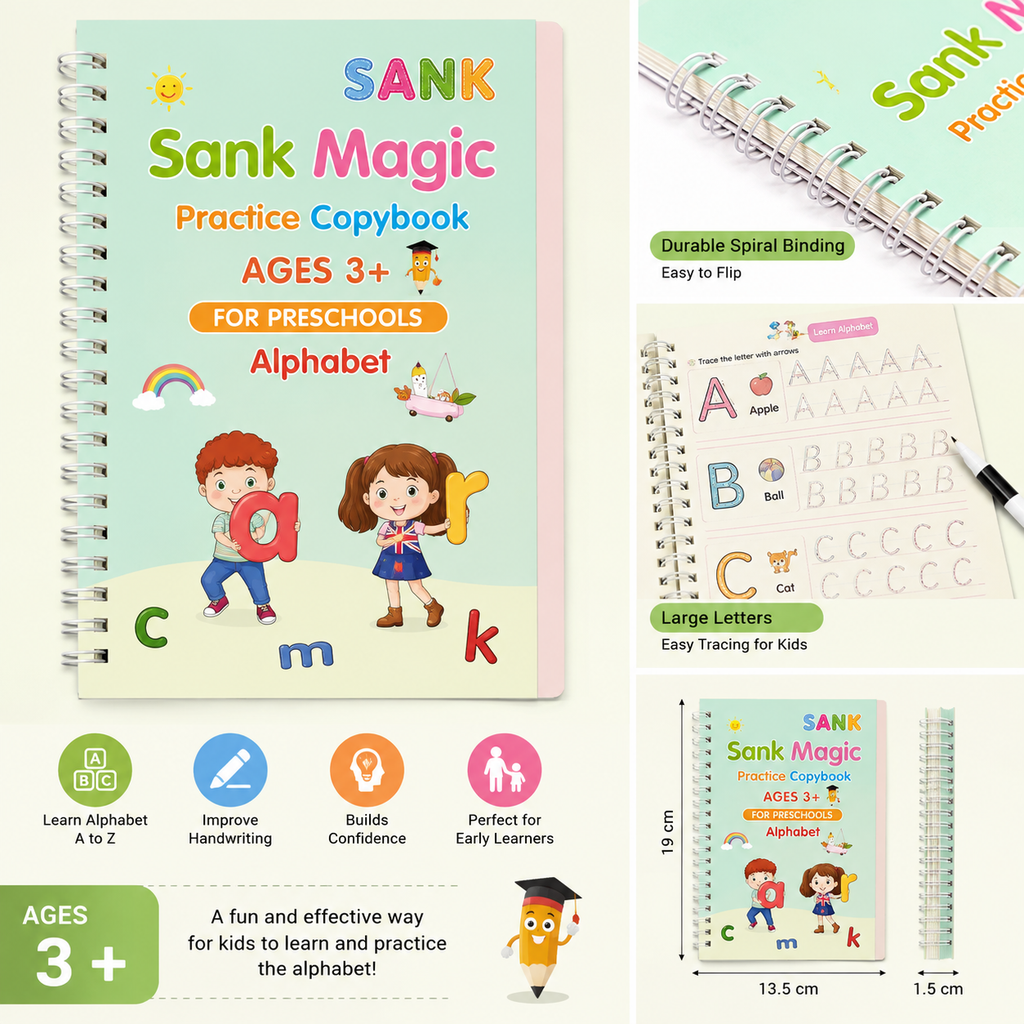 Sank Magic™ – Kids Learning Workbook