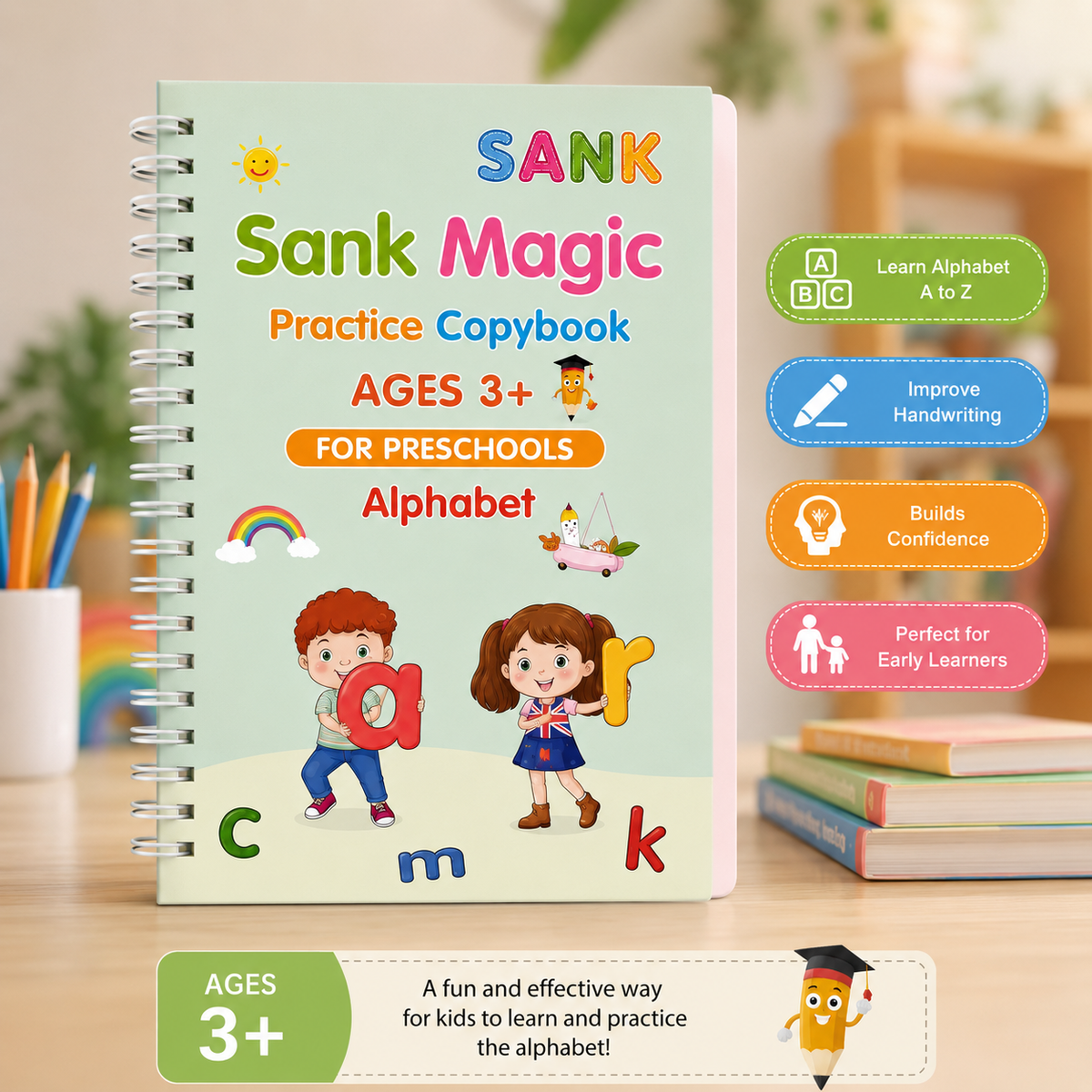 Sank Magic™ – Kids Learning Workbook